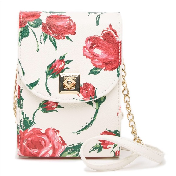 Betsey Johnson Handbags - Betsey Johnson floral crossbody bag